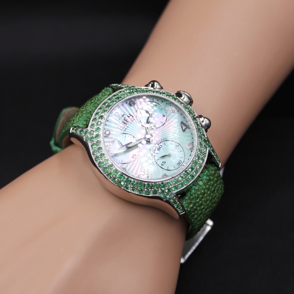 Tsavorite Diamond 3.41 Tcw Unisex Luxury New Watch main image 5